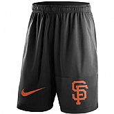 Men's San Francisco Giants Nike Black Dry Fly Shorts FengYun,baseball caps,new era cap wholesale,wholesale hats